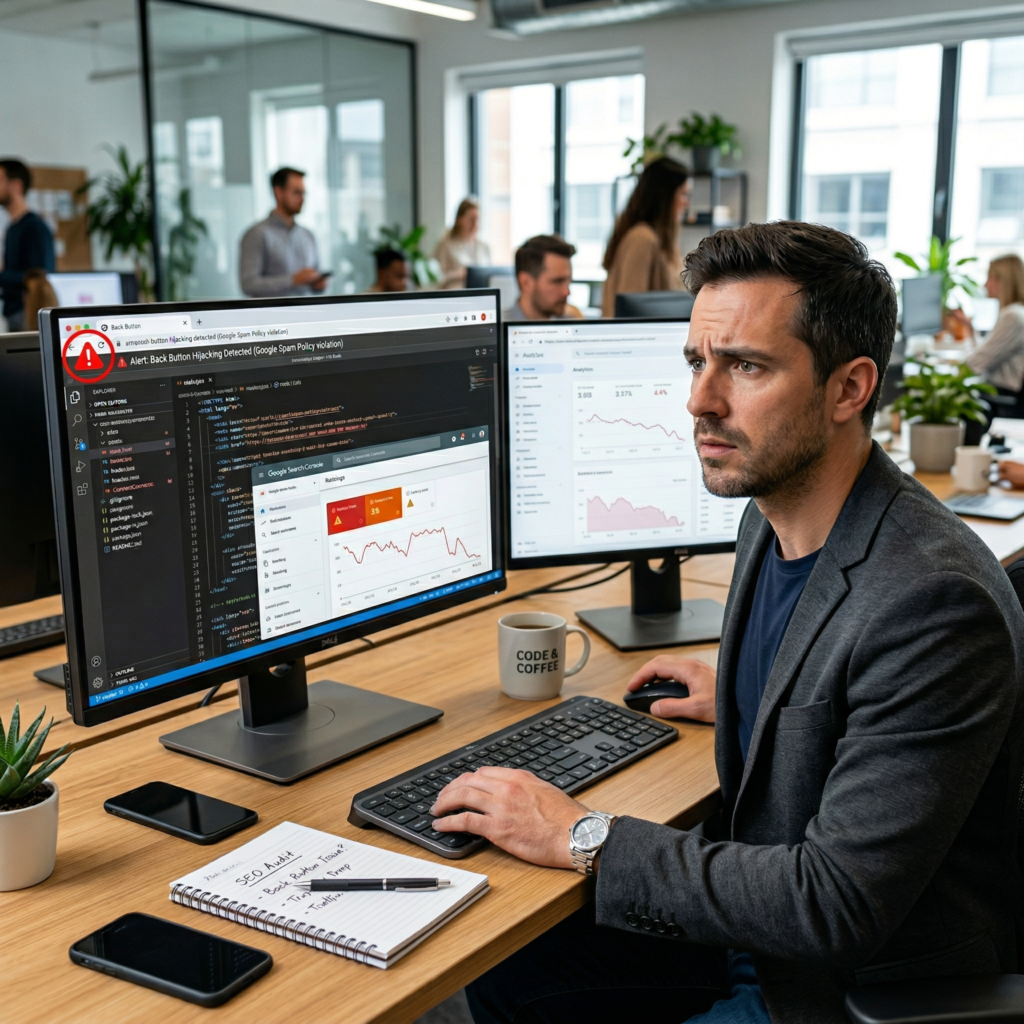 Google’s New Spam Policy Targets Back Button Hijacking: What Website Owners Need to Know | digital marketing course in Calicut